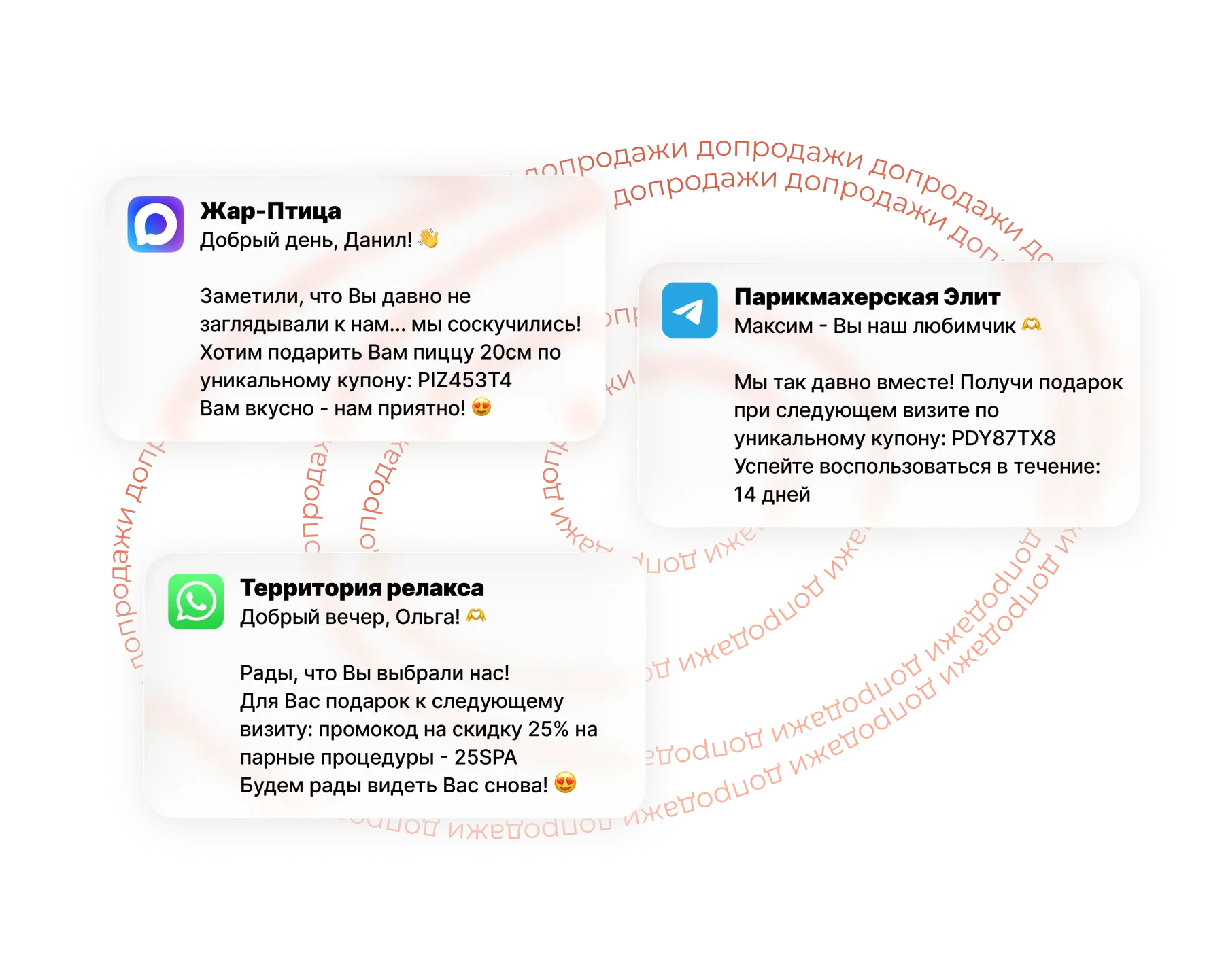Допродажи клиентам в мессенджерах: возврат спящих, рост среднего чека, лояльность